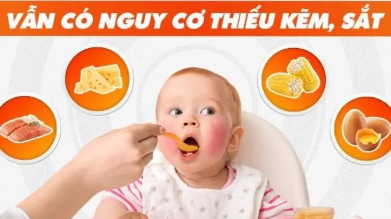 Bổ sung sắt và kẽm cho bé như thế nào?