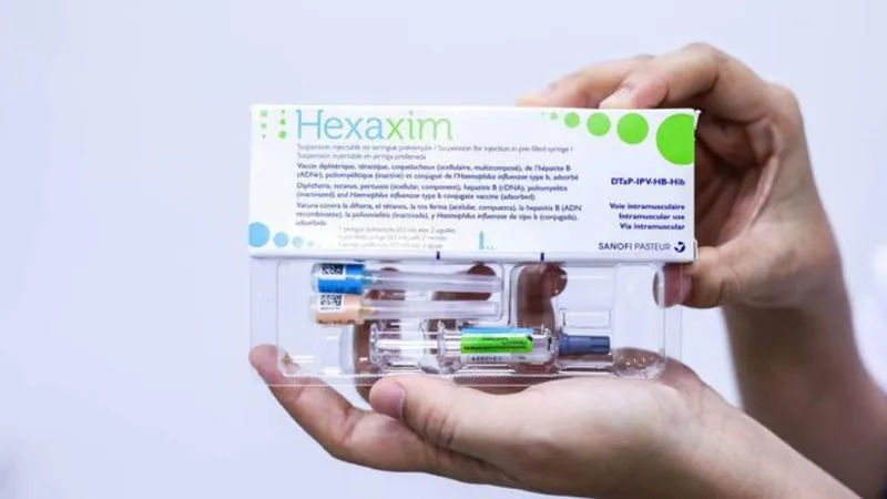 Một số thông tin về vacxin 6 trong 1 Hexaxim của Pháp