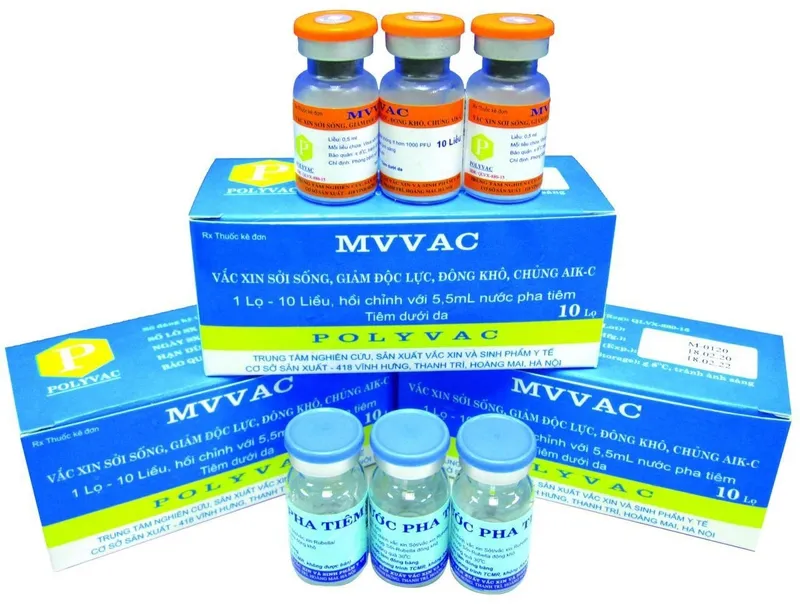 Vaccine MVVAC: Lịch tiêm chủng, quy trình thực hiện và tác dụng phụ