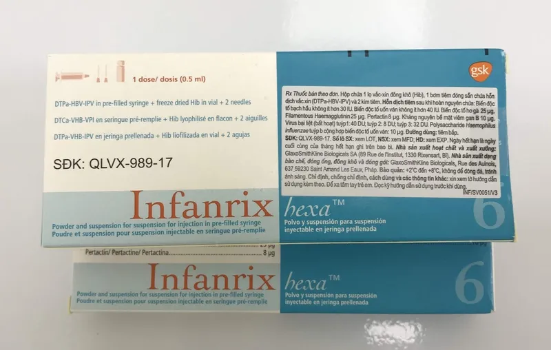 Vacxin 6 trong 1 Infanrix Hexa của Bỉ: Ưu điểm, công dụng và tác dụng phụ