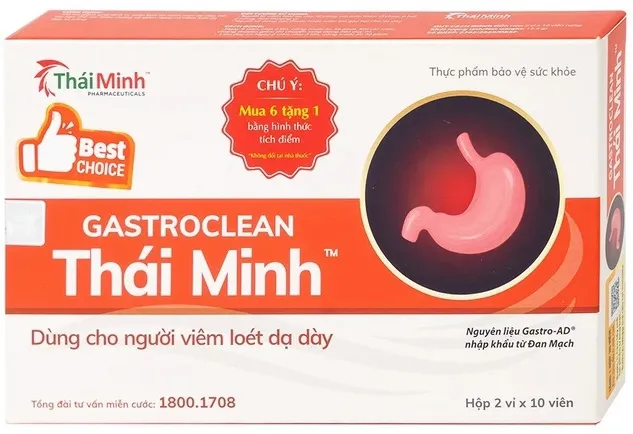 Giải pháp làm giảm viêm loét dạ dày hiệu quả với Gastroclean Thái Minh