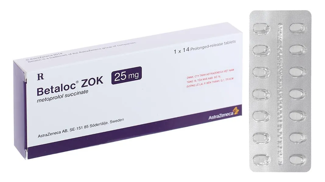 Tác dụng phụ của thuốc Betaloc Zok 25mg là gì? Lưu ý khi sử dụng thuốc