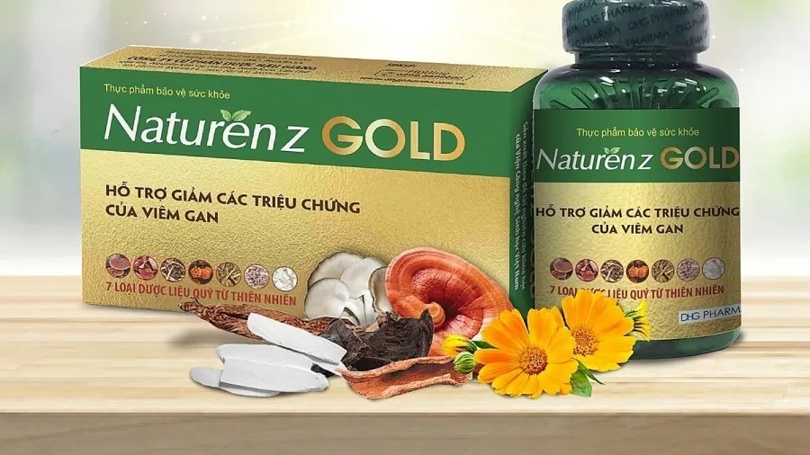 Giảm các triệu chứng viêm gan với viên uống Naturenz Gold DHG Pharma